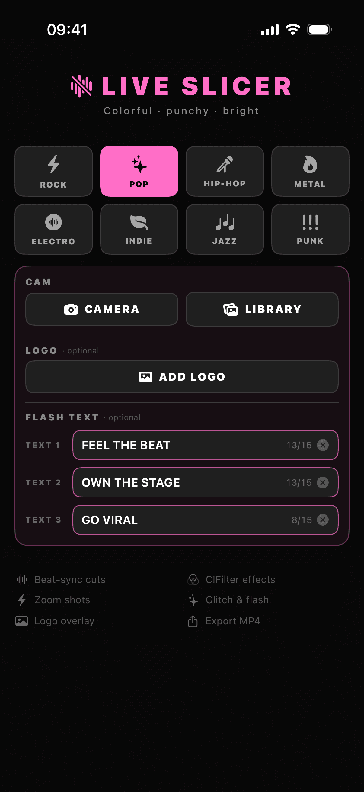 Built for the stage. 4