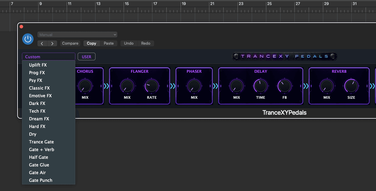 TranceXYPedals screenshot 3